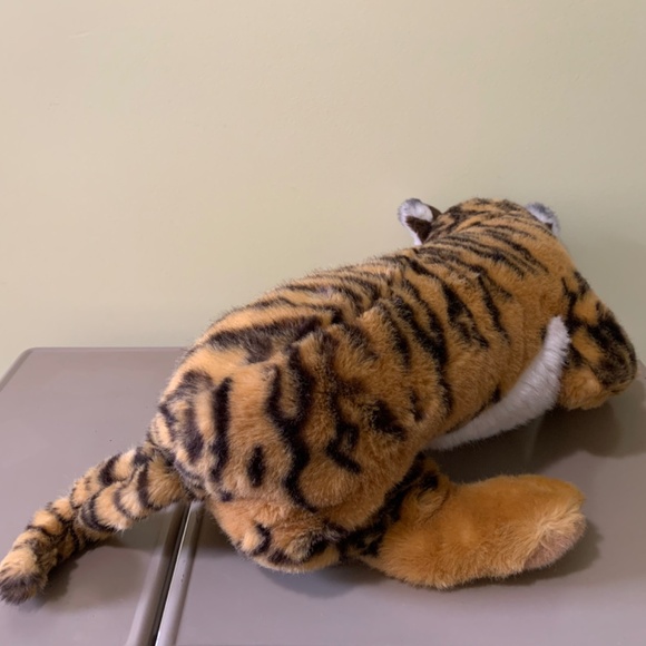 VTG 1988 Applause Avarti Sleeping Tiger Animal Plush Italy - Picture 6 of 13